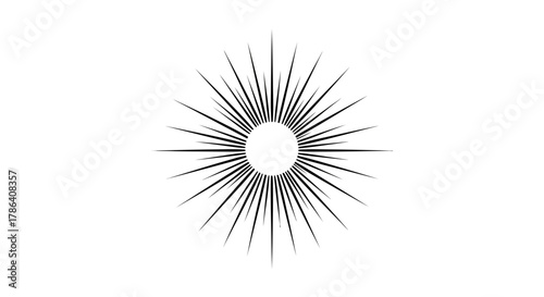 Radial Sunburst/Starburst Explosion Graphic