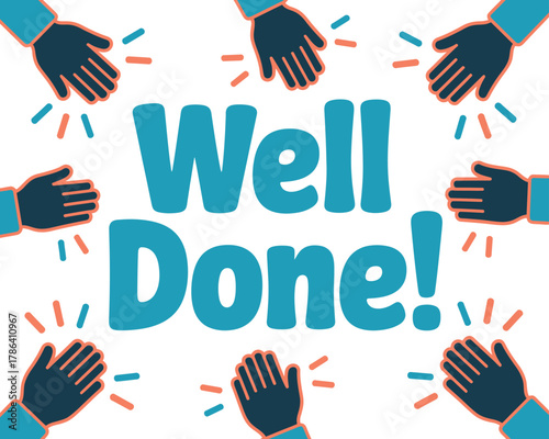 People are clapping to congratulate someone on a job well done.