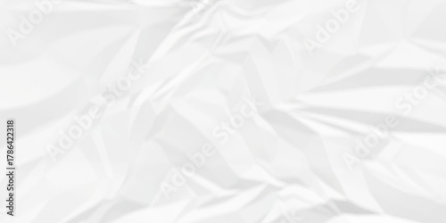 Abstract canvas cream kraft crumpled paper, and white wrinkled crease vector blur paper. 