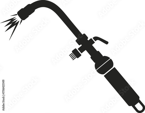 Welding Torch Silhouette