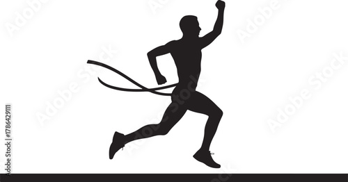 Abstract geometric composition with bold color palette and typographic elements