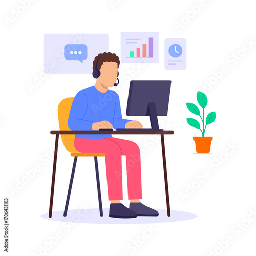 Support Desk, helping users resolve technical problems