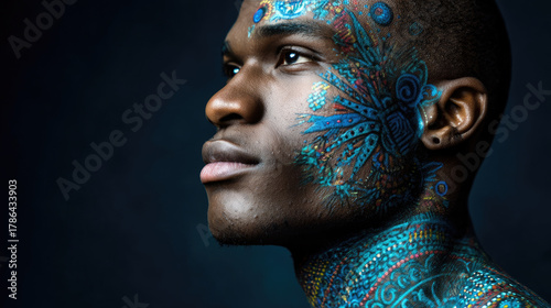 Portrait of young man with ...