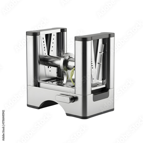 Modern Stainless Steel Vegetable Spiralizer with Interchangeable Blades - Create Healthy Zucchini Noodles, Spiral Cuts & More