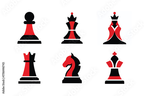 chess pawn vector illustration