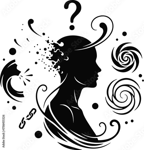Question mark above a person's head, symbolizing confusion
