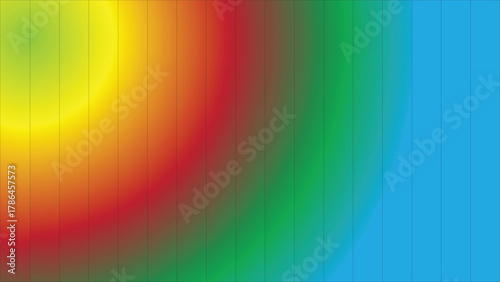 Radiant Heatmap Gradient Visualization – Vibrant Spectrum Energy Field, Abstract Color Flow Simulation, Light Intensity Pattern Art