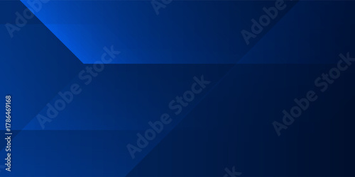 Abstract blue background with glowing geometric lines. Modern blue gradient square shape design. Futuristic technology concept. Suit for brochure, corporate, poster, banner, cover modern. eps 10