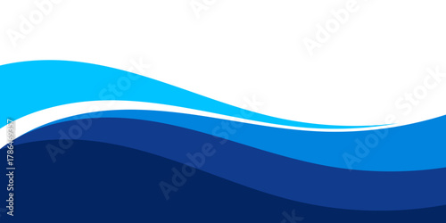 Blue Gradient Wave Background – Abstract Modern Fluid Design