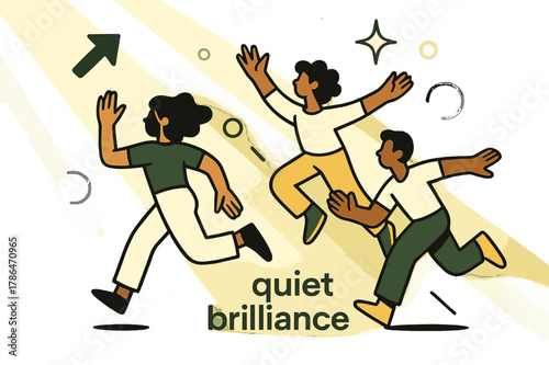 Quiet Brilliance Scene. Soft Light Rays. Gentle beams of light cascade through a minimal scene, forming diagonal patterns across air and dust. Caption ?quiet