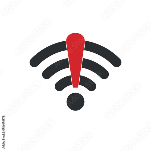 No Wifi Vector Icon Design Problem Connection Sign Unavailable Network Symbol on Transparent Background Stock Illustration 120 Characters