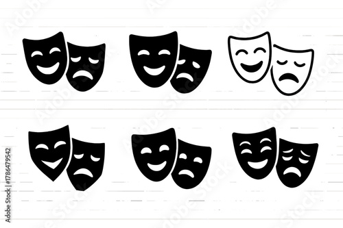 Contrasting Logo Designs. Maximum contrast. Set Logo of maximum contrast: zebra stripe shield. Icon set. harmonious logo variations of the same emblematic