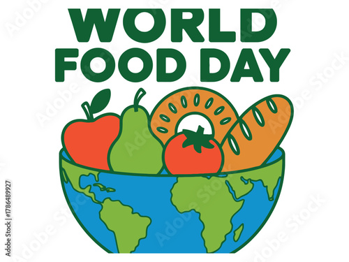 World Food Day celebrates global food security and sustainability with diverse produce.
