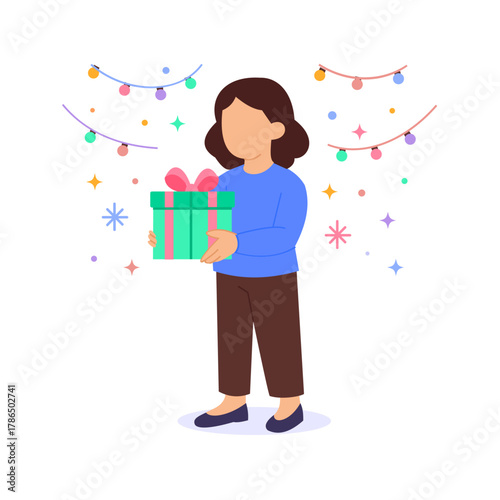 Festive Gifting, exchanging presents with friends and family