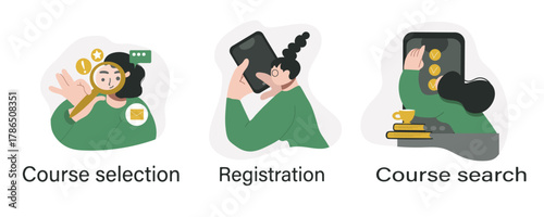 Educational Concept hand drawn illustration.