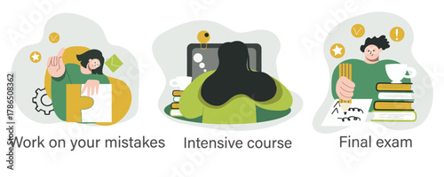 Educational Concept hand drawn illustration.