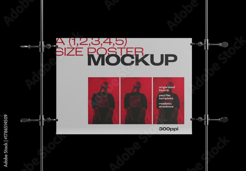 Horizontal Poster Mockup