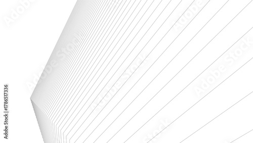 architecture geometric background, abstract lines 3d