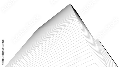 architecture building 3d illustration