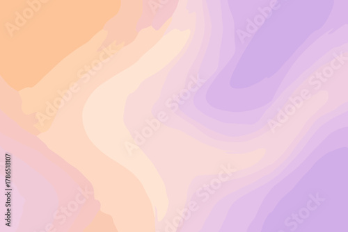Ethereal together flowing glow vector amber lilac gradient illustration blending radiant pastel
