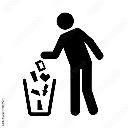 Symbol of Waste Management and Environmental Preservation