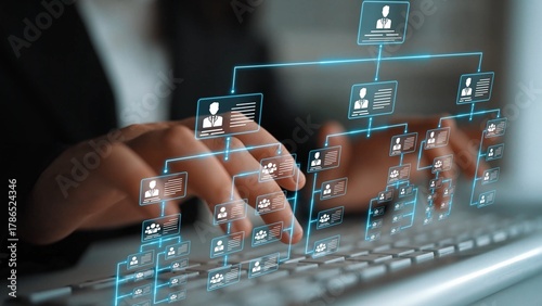 Corporate org chart and team structure show hierarchy, team, and structure for clear organization, management, and operational planning Marrow