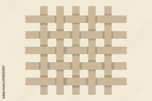 Strands vertical vector alternating shadow composed light cloth weave geometric illustration