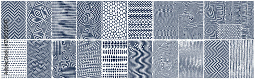 Energetic rhythmic lines and dots resembling sound, movement, and vibration.