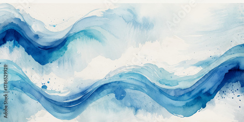 Sea water ocean wave vector background. Blue water ocean sea wave seamless background. Water  ocean wave white and soft blue aqua, teal texture.

