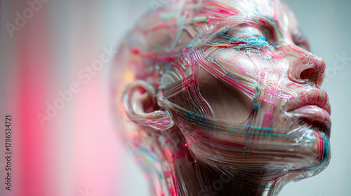 AI robot sculpting human bu...