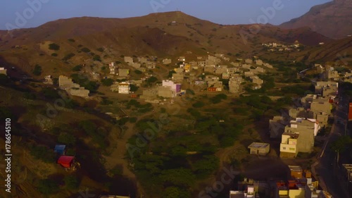 Mindelo, Cabo Verde, Africa, by drone