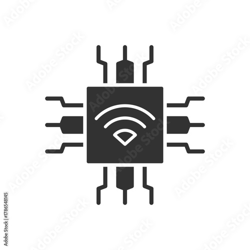 Wifi Microchip Icon