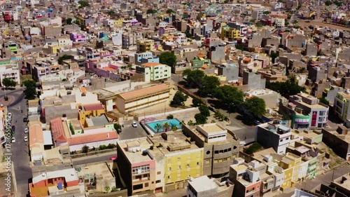 Mindelo, Cabo Verde, Africa, by drone