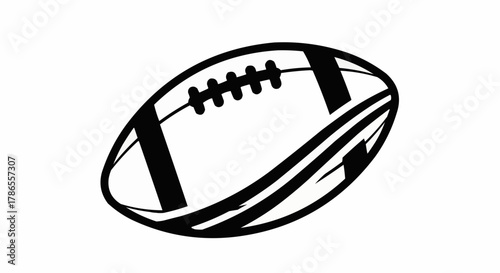 Bold football design ready for your team's spirit and game day excitement, vector art