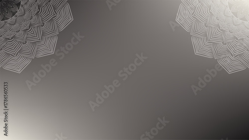 Mandala Background - Gradient round mandala .Hand Made design by vishal Singh. Christmas Fest