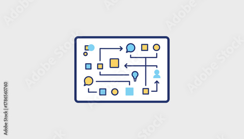 A whiteboard filled with brainstorming notes and episode ideas reflecting the creative process behind podcast content planning.