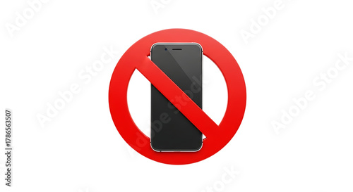 Red prohibition sign with a smartphone inside, isolated on a transparent background, cutout, PNG Free Download Red prohibition sign with a smartphone inside, isolated on a transparent background, cutout, PNG - GFXLoad