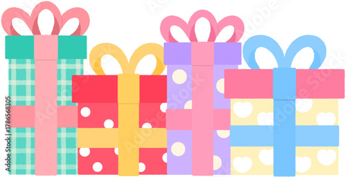 겨울 크리스마스 성탄절 이벤트 축제 행사 선물상자 마음 포장 기념일 선물박스 기프트박스 일러스트