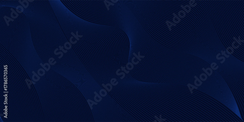 Premium background design with diagonal dark blue line pattern. Vector horizontal template for digital lux business banner, contemporary formal invitation, luxury voucher, prestigious gift certificate