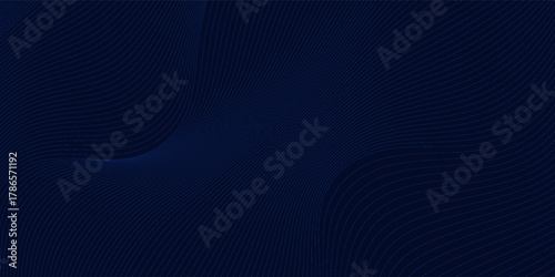 Premium background design with diagonal dark blue line pattern. Vector horizontal template for digital lux business banner, contemporary formal invitation, luxury voucher, prestigious gift certificate