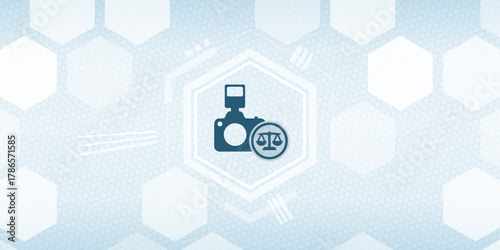 Camera Flash Header Vector: Photo and Image Copyright Law Compliance for Media Production