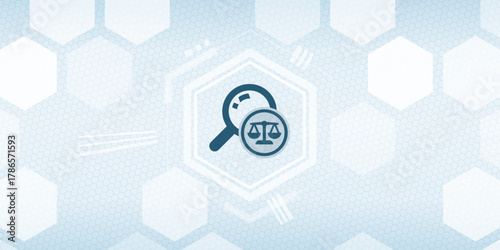 Search Magnifier Header Vector: Legal Research and Regulation Discovery Compliance