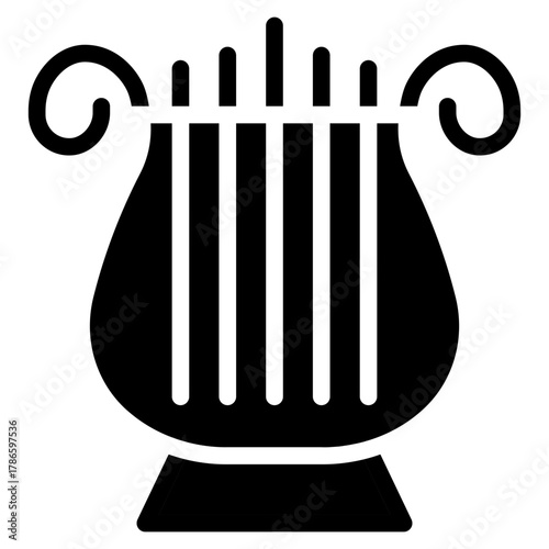 harp and lyre icon