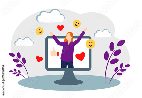 The concept of blogging, social media popularity, social approval, and attention seeking