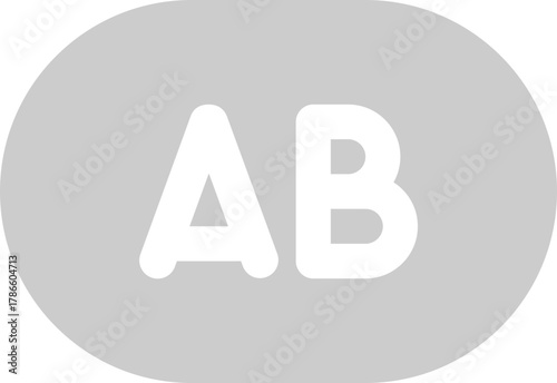 AB Initial Letters Symbol