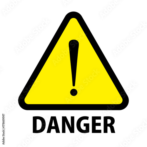 シンプルアイコン 危険 警告 注意 マーク 背景透過