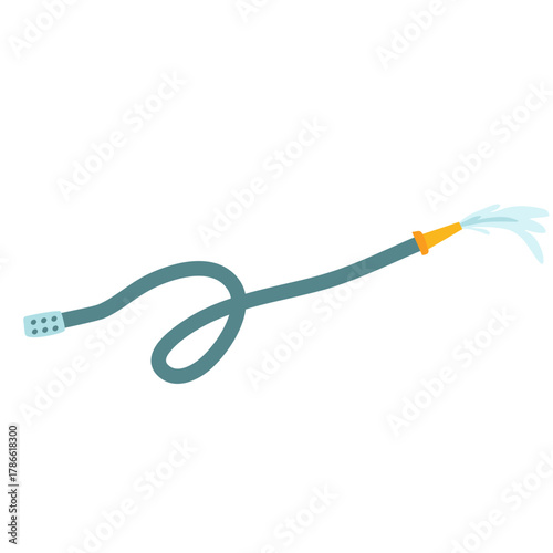 Water hose vector