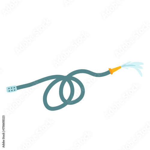 Water hose vector