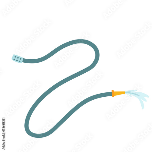 Water hose vector