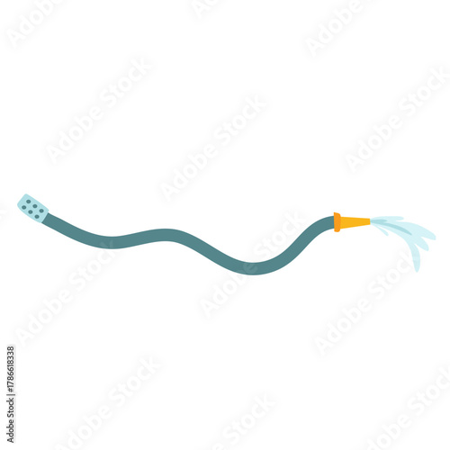 Water hose vector